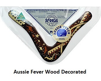 Aussie Fever Wood Decorated